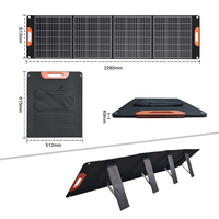 Panneau solaire monocristallin pliable portable 200W, haute efficacité 23%, étanche IP65/66 pour le camping en plein air et les appareils mobiles