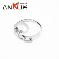 Collier de serrage américain en acier inoxydable SS304 réglable de 33 mm à 57 mm pour flexibles d'admission d'air de véhicule