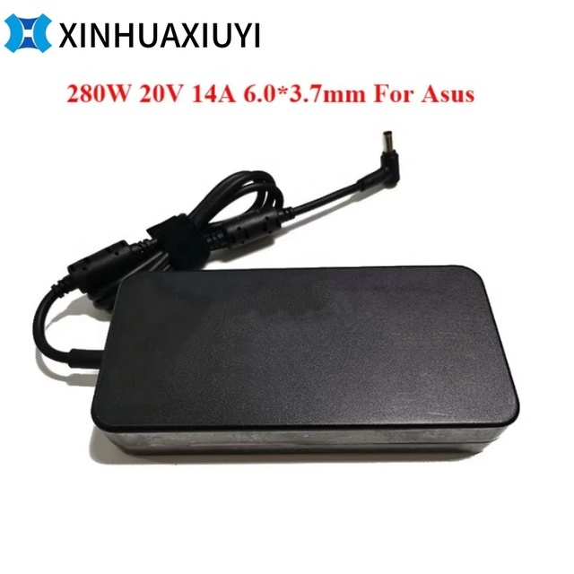 New Original/OEM AC Adaptor DC Power Supply 280W 20V 14A 6.0*3.7MM PC Fireproof Material for Asus Gaming Laptop Power Adapter