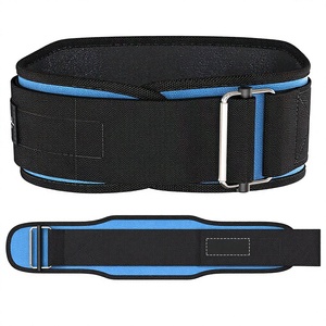 Ceinture de Soutien Lombaire Ajustable en Néoprène Bleu Personnalisée 2026, Respirante et Durable, avec Boucle Urbaine pour la Musculation et le Fitness - Product Image 1