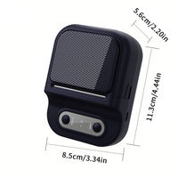 Impresora térmica JXD Phomemo de 58 mm, impresora portátil de etiquetas para cocina, tienda, impresión de recibos y códigos de barras