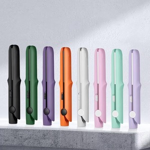 เครื่องยืดผม2025แบนอเนกประสงค์แบบ2-in-1ไม้กายสิทธิ์ม้วนงอขนาดเล็กแบบพกพา - Product Image 2