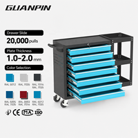 Armoire à outils roulante polyvalente personnalisable avec serrures pour centre de service commercial