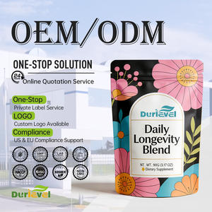 Mezcla en Polvo para la Longevidad Diaria con Glicina, <span class=keywords><strong>L</strong></span>-Teanina, Magnesio y Metilsulfonilmetano, Empaque Personalizado - Product Image 1