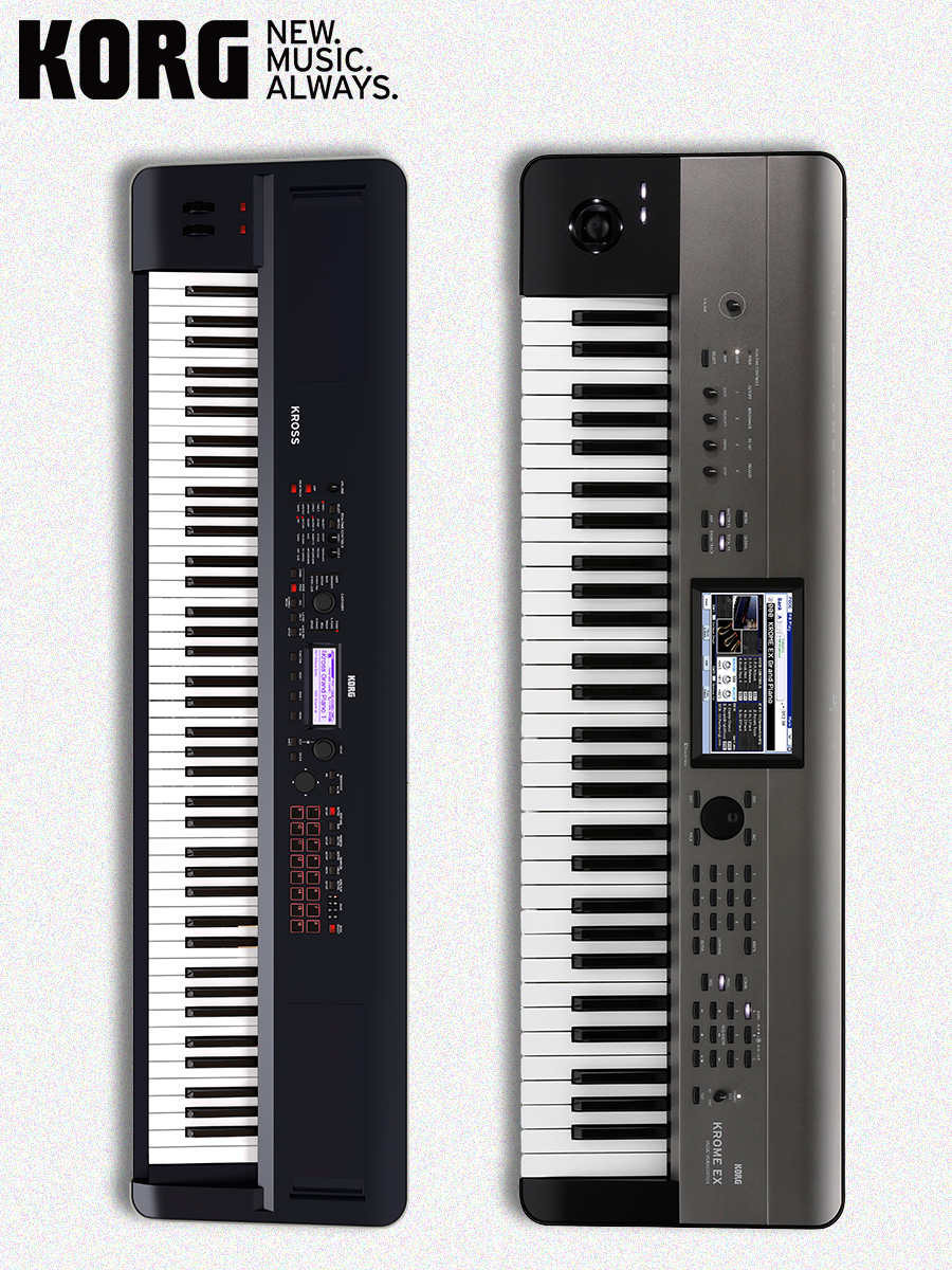 中国義烏ORIGINAL NEW KORG KROME 61キーキーボードランガー