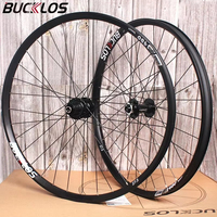 Колеса для велосипеда BUCKLOS, комплект колес для горного велосипеда (MTB), переднее/заднее, ось 15*110 мм/12*148 мм, алюминиевые обода для горного велосипеда
