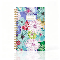 Carnet de notes à spirale avec logo personnalisé imprimé, couverture en papier A4, cadeau promotionnel, vente en gros, 80 feuilles, 100 g/m²