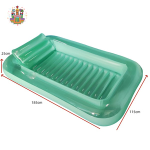 Bán buôn nước hồ bơi bơm hơi nổi giường cho mùa hè Inflatable thuộc da giường với cốc chủ - Product Image 4