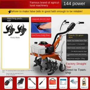Compact Gasoline Rotary Tiller for <b>Cultivated</b> Land Subsoiling and Soil Loosening - Product Image 6