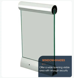 الحديث الأسود إطار ألومنيوم مزدوج مغلفة جسر زجاج درابزين الدرابزينات درابزون السلالم درابزين شرفة الدرج - Product Image 4