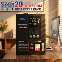 Régulateur de tension automatique 5KVA pour climatiseur, réfrigérateur, appareils électroménagers, 220V, type relais, stabilisateur