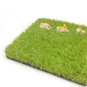 Hanwei grass turf x grass Synthetic readymade rainbow pet turf indoor soccer turf green plastic carpet grass india