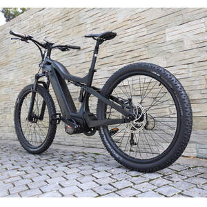 Derniers produits de vélos électriques Kirin Emtb Vélo de montagne électrique avec dérailleur 9 vitesses Cadre de vélo en carbone <span class=keywords><strong>VTT</strong></span> Vélo de montagne 29 pouces - Product Image 2