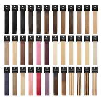 Extensions de cheveux invisibles à clipser, 100% cheveux humains, cheveux russes Remy, trame invisible, double trame, trame longue, extensions à clipser