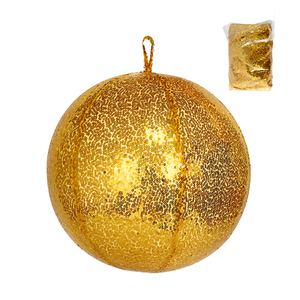 Vàng sáng bóng lưới PVC tắm đồ chơi trang trí <span class=keywords><strong>Inflatable</strong></span> khổng lồ giáng sinh Glow bóng - Product Image 3