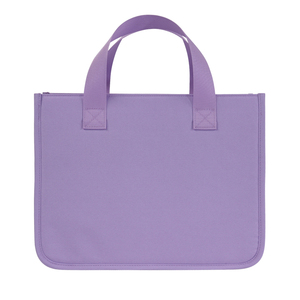Sac fourre-tout violet en nylon pour étudiants, grande capacité, sac à bandoulière décontracté pour l'école, design personnalisable - Product Image 5