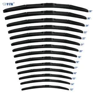ชิ้นส่วนรถยนต์ประสิทธิภาพสูงใบปัดน้ําฝนรถยนต์ใบปัดน้ําฝนกระจกหน้ารถใบปัดน้ําฝนไฮบริด