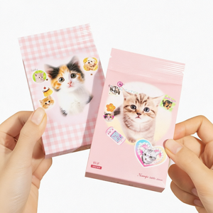 <span class=keywords><strong>Mr</strong></span>.Paper Livre d'autocollants découpés écologiques auto-adhésifs brillants, style rétro, motifs animaux mignons (chats et chiens), style vintage, pour journal DIY et téléphone - Product Image 1