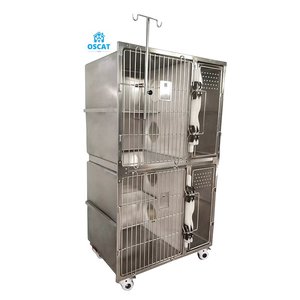 Équipement vétérinaire OSCAT <span class=keywords><strong>Cage</strong></span> à presser pour chat vétérinaire EC-4 Instrument vétérinaire Cages pour chat vétérinaire - Product Image 2