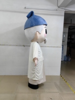 Costume de mascotte gonflable unisexe pour adulte, facile à porter, en tissu Oxford, gravé au laser, en mousse, pour défilé, carnaval, sécurité