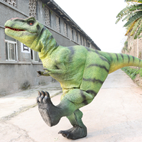 Costume de dinosaure animatronique taille adulte, portable, en silicone et acier, pour les défilés des parcs d'attractions - Personnalisable par Soul Dinosaur