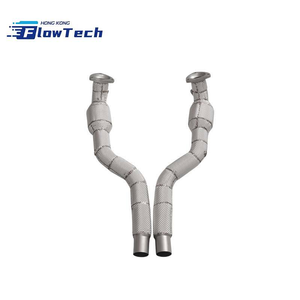 ท่อลงสแตนเลส FlowTech T304 ประสิทธิภาพสูงสำหรับ Maserati GT 4.2L 4.7L V8 พร้อมฉนวนกันความร้อน - Product Image 4