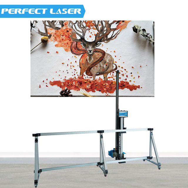 Vertical Wall UV Printer for Wall Decal and Wall Art Printing on Glass Metal, Wood, Paper and Ceramic for Advertising Decoration