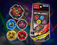 Takara Beyblade X UX-15 Shark Scale Deck Sharkscale Set Jouet pour Enfants Tomy Set BX48 Random Vol.9 Spinal Spin Top Fingertip Spinner