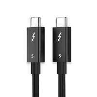 Cable de Datos Thunderbolt 5, Cable USB-C a C de 240 W, Transferencia de Datos de 80 Gbps, Ancho de Banda de 120 Gbps
