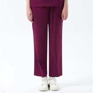 Set Top da <span class=keywords><strong>donna</strong></span> con scollo a V e pantaloni Cargo Multi-taschino abbigliamento da lavoro elasticizzato per infermieri e medici - Product Image 5