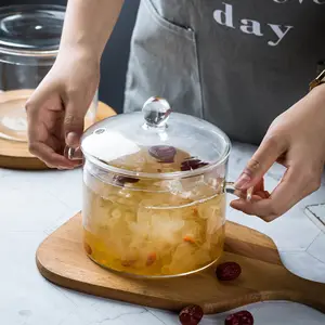 Bol à salade en verre Fruits céréales, bol à mélanger transparent de ml pour Desserts yaourt noix Fruits céréales