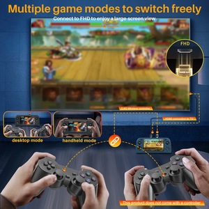 Console de jeu portable rétro SF3100, écran IPS de 4,5 pouces, 64 Go, 20 000 <span class=keywords><strong>jeux</strong></span>, batterie de 3000 mAh, prise en charge de la sortie <span class=keywords><strong>PS1</strong></span> et TV, lecteur portable - Product Image 4