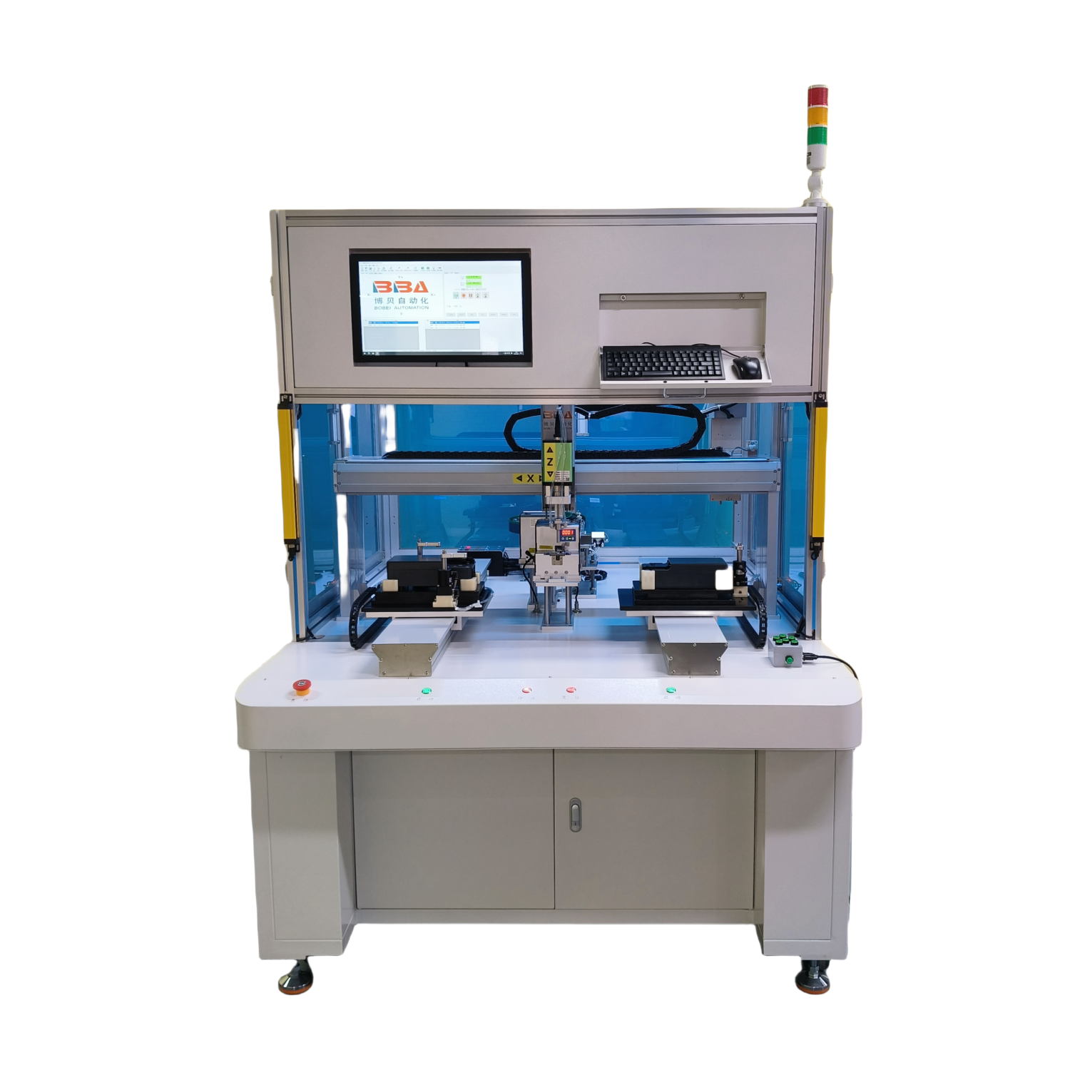 BBA-6441LS машинка для отвертки Сервомотора, 2 головки отвертки сзади и спереди для 2 винтов, процесс автоматического крепления