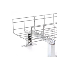 Bandeja de Cables de Malla de Alambre Galvanizado Tipo Abierto Modelo 46585 para Soporte de Cableado de Red en Centros de Datos y Estaciones Base
