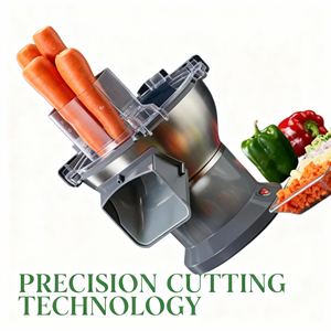商用电动胡萝卜萝卜切丝机-专业食品加工机不锈钢刀片可调节切片盘 - Product Image 3