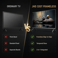 TV LED Smart Original OEM Laris Manis 32 40 50 55 65 70 75 80 Inci 4K Ultra HD MiniLED QLED Android Wifi