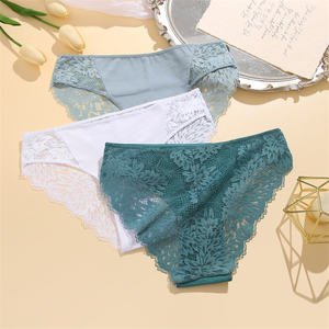 FINETOO 2022 Bragas Nuevas y Económicas para Mujer, Bragas Sexys de Encaje Floral, Tallas S-XL, Ropa Interior de Tiro Bajo para Chicas, Bragas Cómodas para Damas - Product Image 3