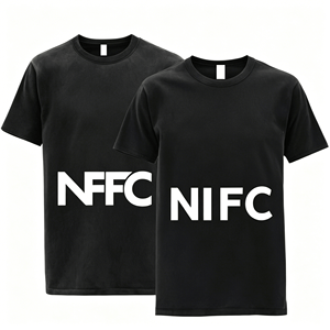 Camiseta de Manga Corta para Hombre, Estilo Vintage, con Estampado de Letras, 100% Algodón Peinado, 250 g/m², con Chip NFC Integrado, Lavable con Ácido - Product Image 5