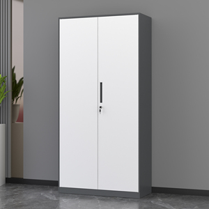 Filing Cabinets Office Metal <strong>Tall</strong> Steel Storage <strong>Cupboard</strong> <strong>with</strong> Lock <strong>and</strong> Adjustable <strong>Shelves</strong> for Professional Workspace - Product Image 1