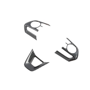 Cubierta Decorativa para Volante WZXD 2020 2022, Fibra de Carbono ABS, 3 Piezas para Cross - Product Image 1