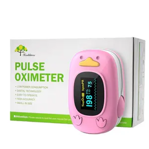 Portable Fingertip pulse oxy meter children digital finger pulse ox meter 4 Color Display baby Spo2 Oximetro