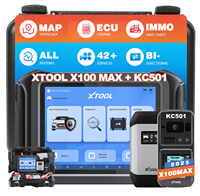 Programador de Llaves de Coche X100 MAX XTOOL para Todas las Llaves Perdidas, Herramienta de Cerrajería para Automóviles con KC501, Stock Local en Alemania y Francia 2026