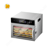 Industriële Fruit Dehydrator 6 Lagen Fruit En Groente Droger Zeevoedsel Dehydrator