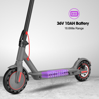QMWHEEL almacén de la UE Envío Directo pantalla Lcd 3 modos de velocidad 8,5 pulgadas 36V 350W Scooter eléctrico adulto Ce Unisex H7 freno de disco