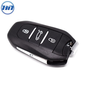 プジョー用の3つのボタン433MHz ASK4Aトランスポンダーチップを備えたオリジナルのキーレスリモートカースマートキー - Product Image 5