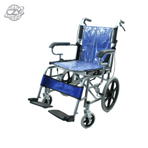 Fauteuil roulant pliable léger et portable pour personnes âgées, fauteuil de mobilité manuel compact pour seniors et enfants - Product Image 1