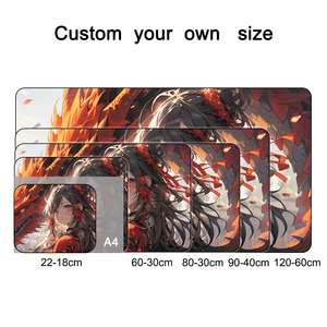 Tapis de souris gaming Dragon Anime cool avec logo personnalisé imprimé en HD, grand tapis de bureau en caoutchouc pour ordinateur portable, bureau et maison - Product Image 2