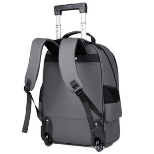 <span class=keywords><strong>Mochila</strong></span> <span class=keywords><strong>de</strong></span> Negocios Impermeable con <span class=keywords><strong>Ruedas</strong></span> para Hombre, <span class=keywords><strong>Mochila</strong></span> <span class=keywords><strong>de</strong></span> <span class=keywords><strong>Viaje</strong></span> Elegante para Hombre con Cierre <span class=keywords><strong>de</strong></span> Cremallera - Product Image 3