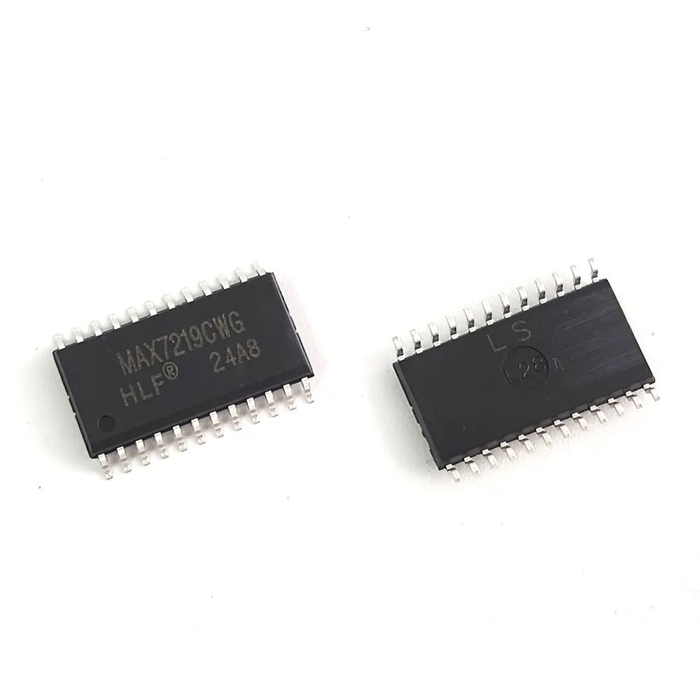 Circuito integrado MAX7219 chip de controlador de pantalla LED SOP24 MAX7219CWG para chips ic