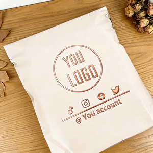 맞춤형 로고 패턴 인쇄 핑크 메일백 스타일 특급 소포 발송 서비스 의류 포장 물류 메일백 - Product Image 2